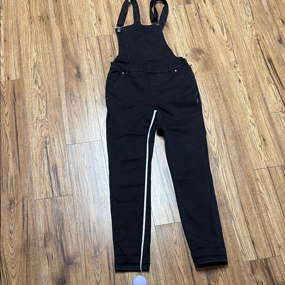 Silver jeans Women's Black Denim Overalls